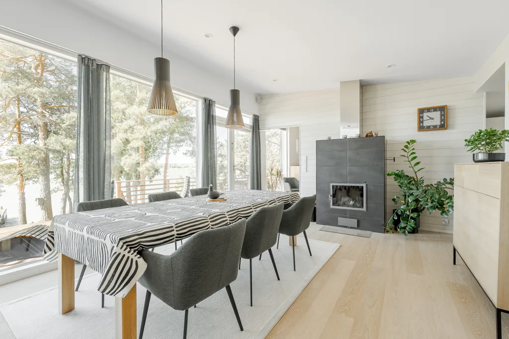 Sala da pranzo - Seafront Villa with Panoramic View in Naantali