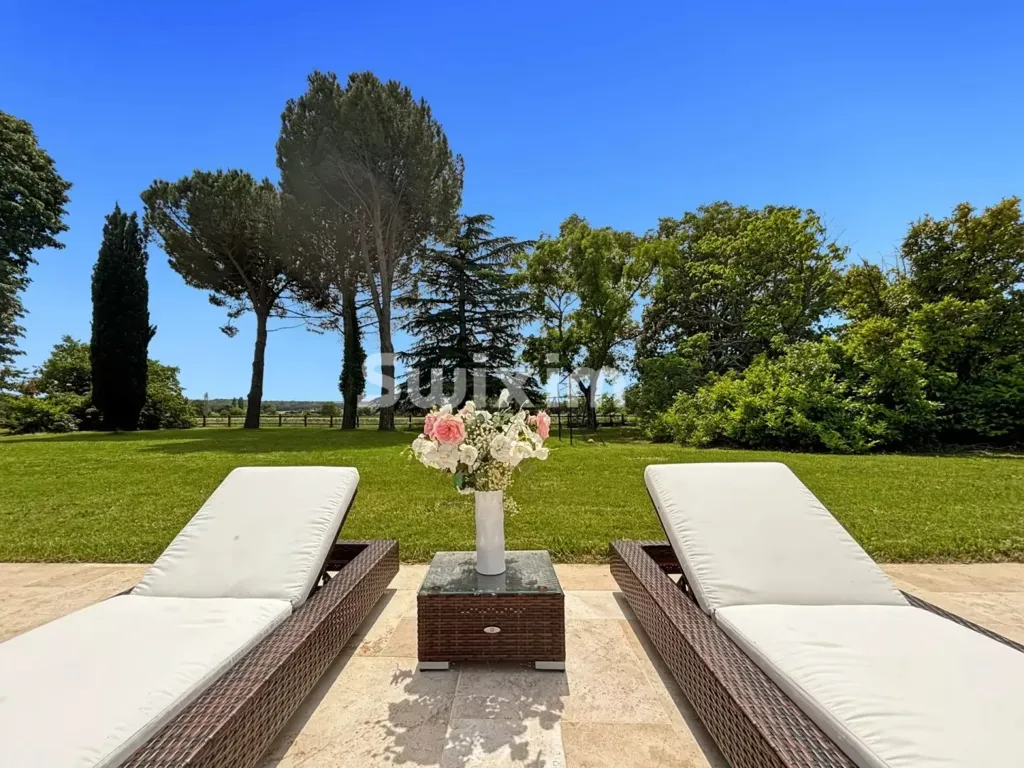 Terrass - Characterful Mas with Paddock and Pool in Sauzet