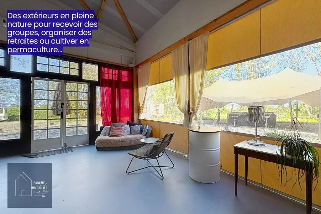Terrass - Luxury House with Event Space in Saint-Jouan-des-Guérets