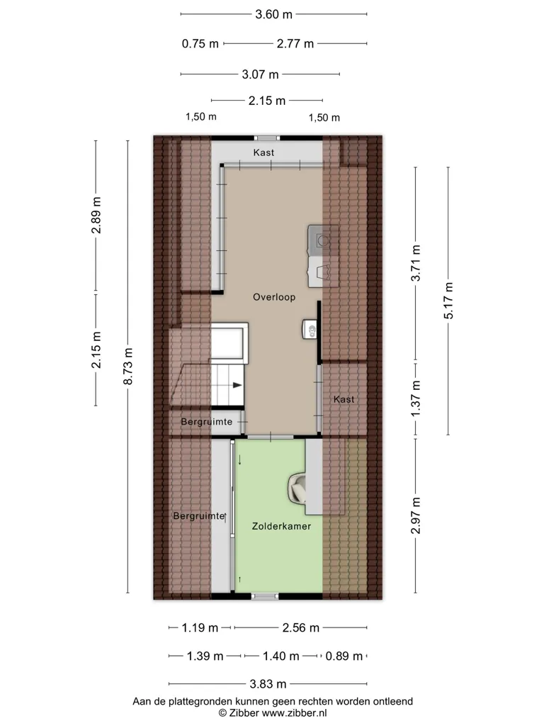 Plaan - Linked Semi-detached House with Serre in Helmond