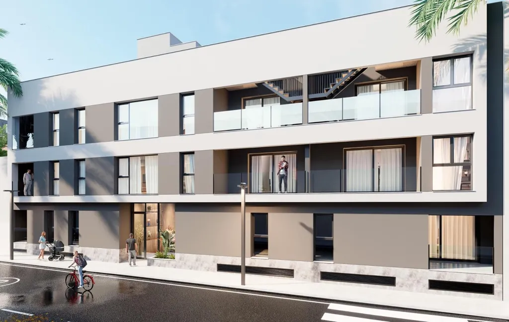 New Build Beach Apartment with Terrace in Los Cuarteros