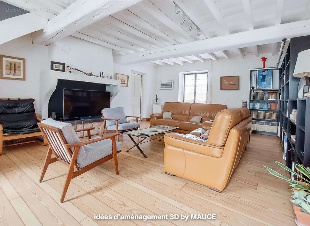 Living Room - Charming House with Garden in St Priest