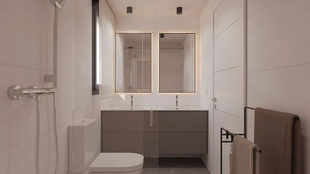 Bathrooms - Chalet with Pool and Terrace in Las Rozas
