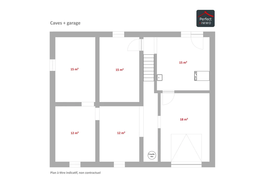 Planimetria - House with Ample Storage in Namur