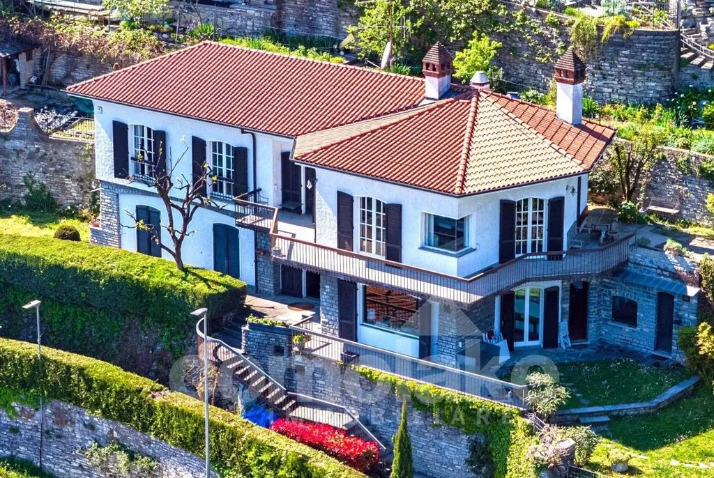 Aerial - Luxury Villa with Lake Views in Moltrasio