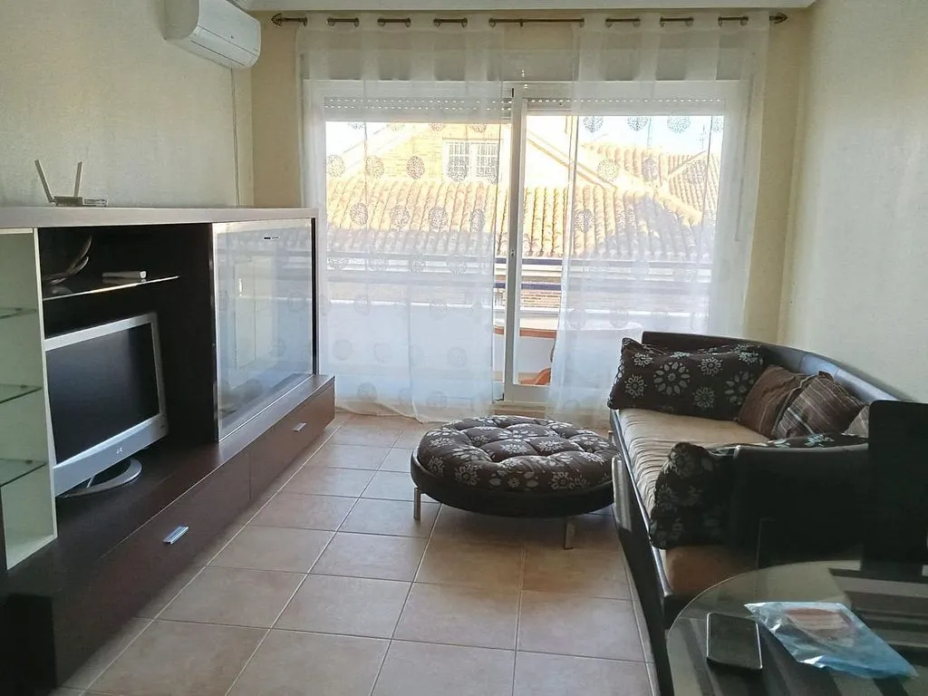 Living Room - Penthouse with Sea View in El Acequión
