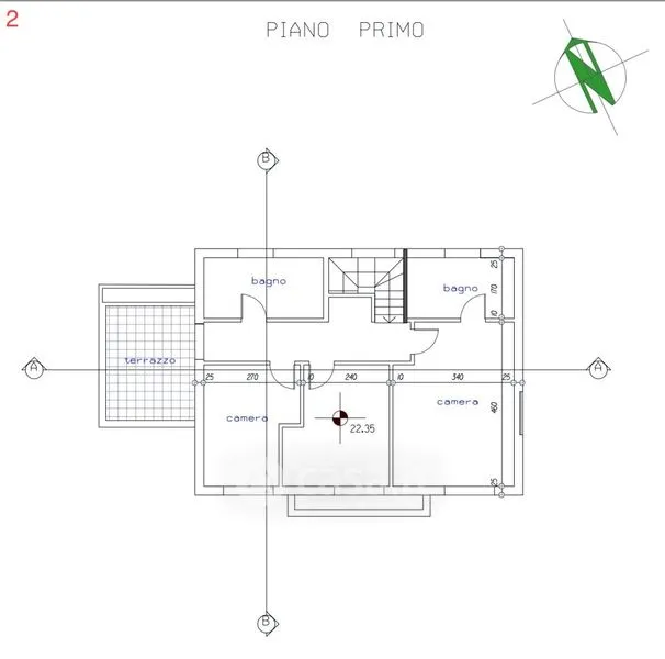 Planimetria - Villa with Balcony in Ospedaletti