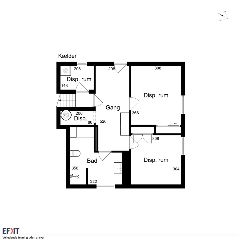 Plaan - Villa with Garden to Haderslev Dam