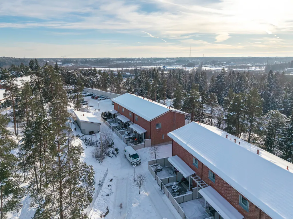 Vista aerea - Modern Flat with Private Yard in Espoo