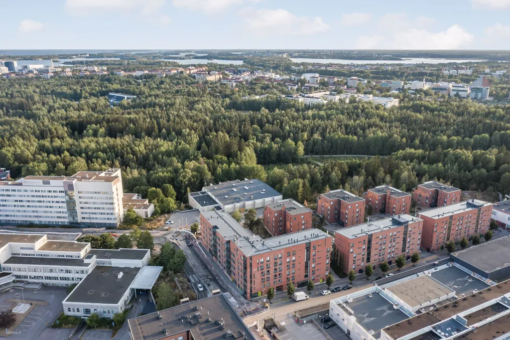 Vista aerea - Modern Apartment with Balcony in Pasila, Helsinki