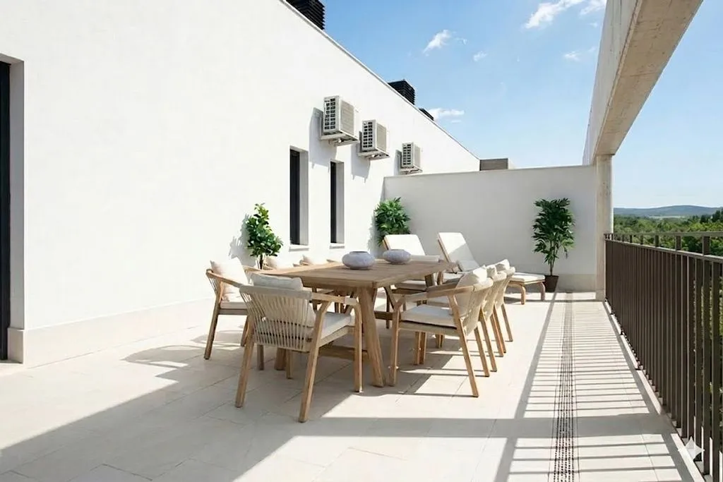 Terrasse - New Flat with Pool in La Zubia