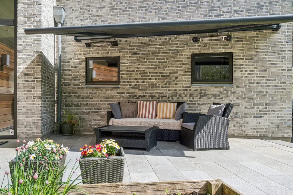 Terrasse - Modern House with Stringent Architecture in Stouby