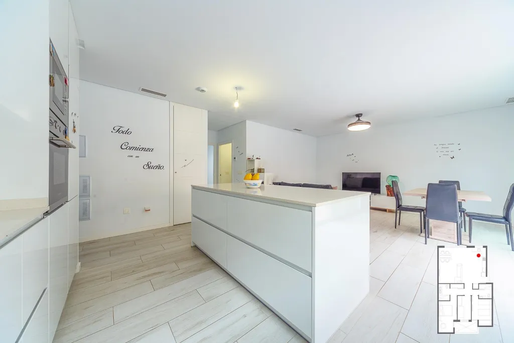 Cuisine - Modern Flat with Terrace in Ciudad Jardín, Elche