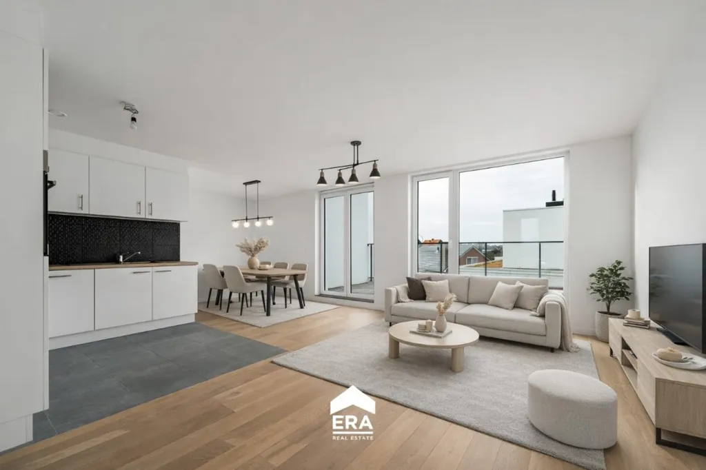 Séjour - Appartement Neuf avec Terrasse à Eeklo