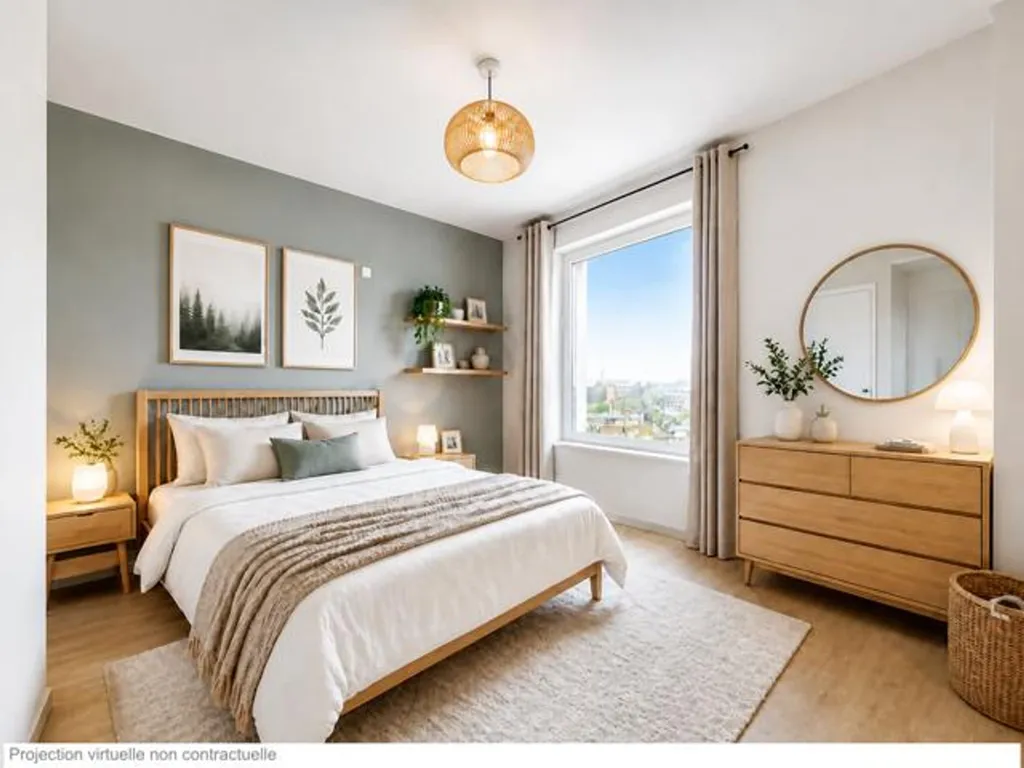 Chambres - Appartement avec Vue sur Charleroi à Charleroi