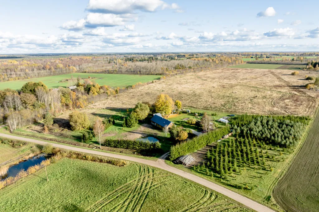 Aerial - Renovated Cottage with Sauna in Soeva