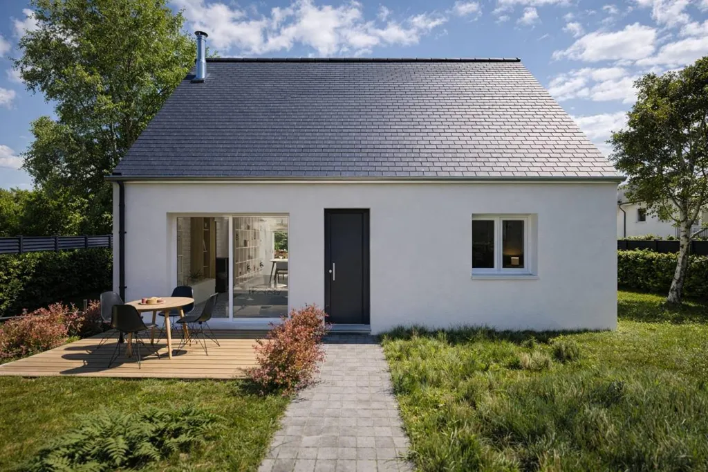 Välivaade - New House with Energy-Efficient Features in Pleumeur-Bodou