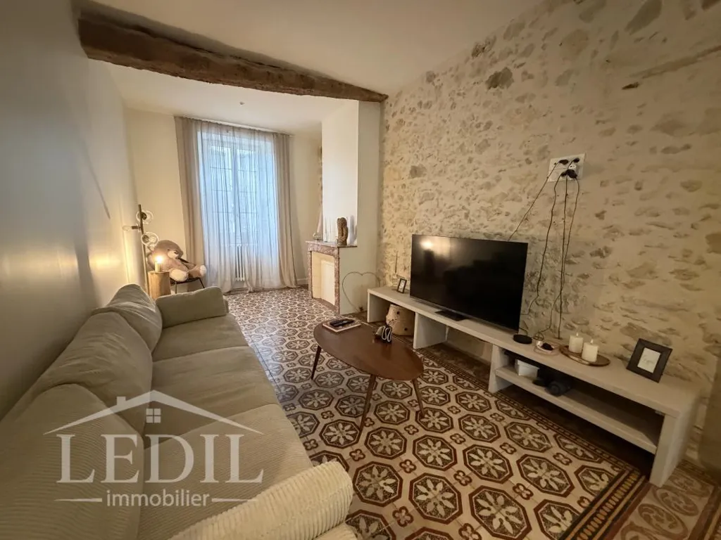 Séjour - Maison de Ville avec Courette et Chalet Bois à Condom