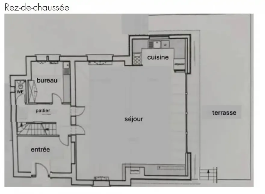 Plan - Maison 8 pièces à Saint-Cloud