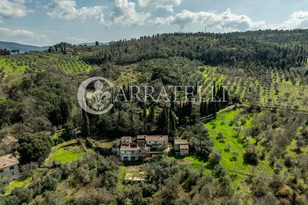 Vista aerea - Rustic Complex with Olive Grove in San Casciano