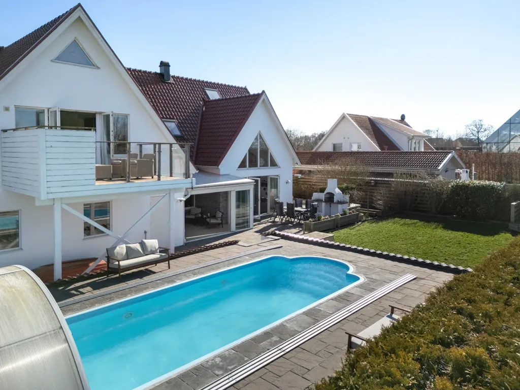Pool - Stonework Villa with Pool in Skegrie