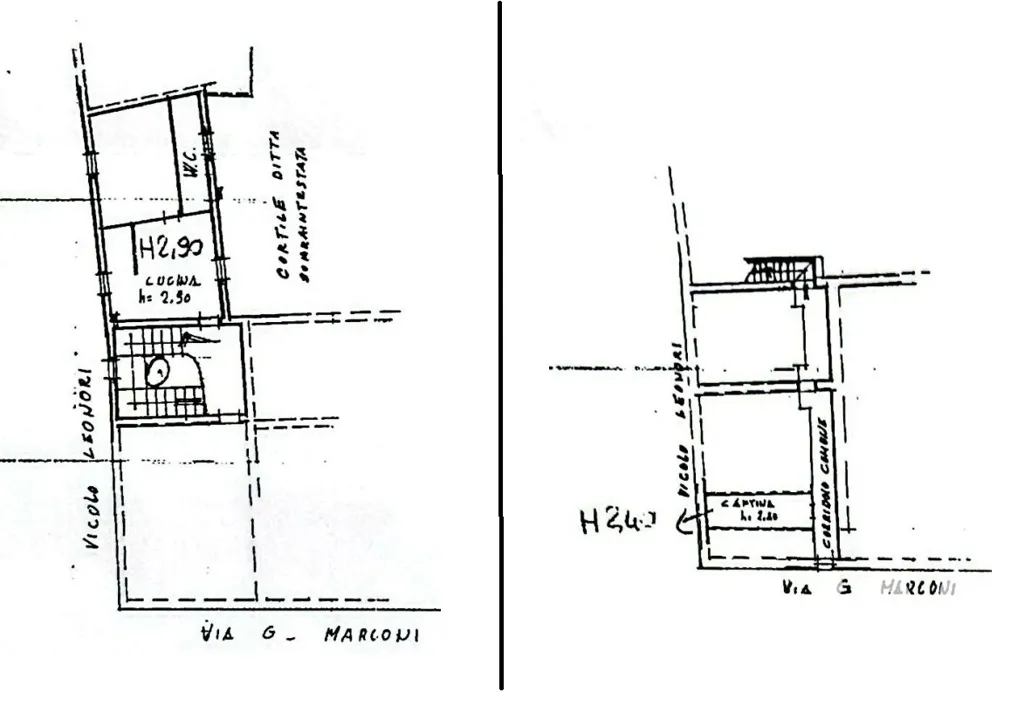 Plan - 2-Bedroom Apartment in Historic Centre, Monte San Vito