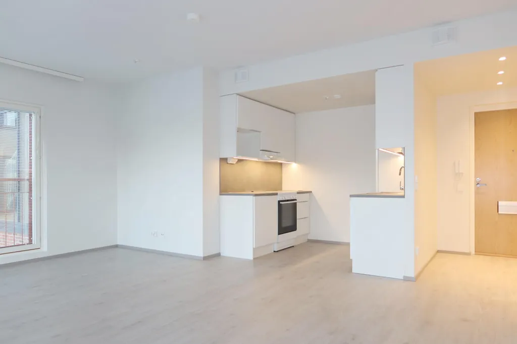 Living Room - Bright Corner Flat with Balcony in Turku Centre