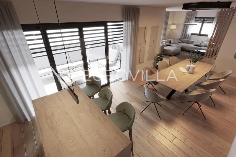 Salle à manger - Luxury Seafront Apartment in Postira, Brač