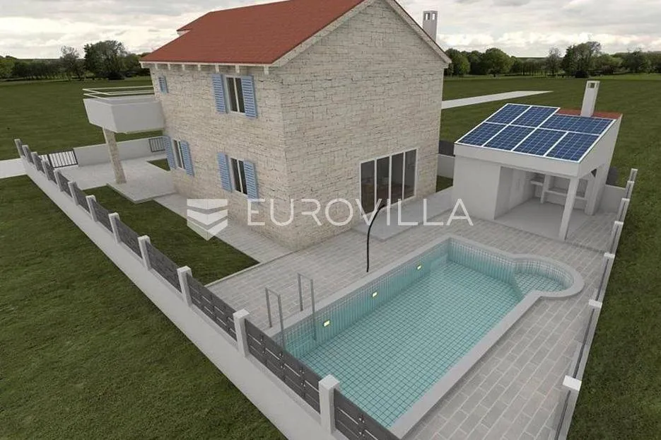 Dalmatian Stone Villa with Pool in Vrsi, Zadar