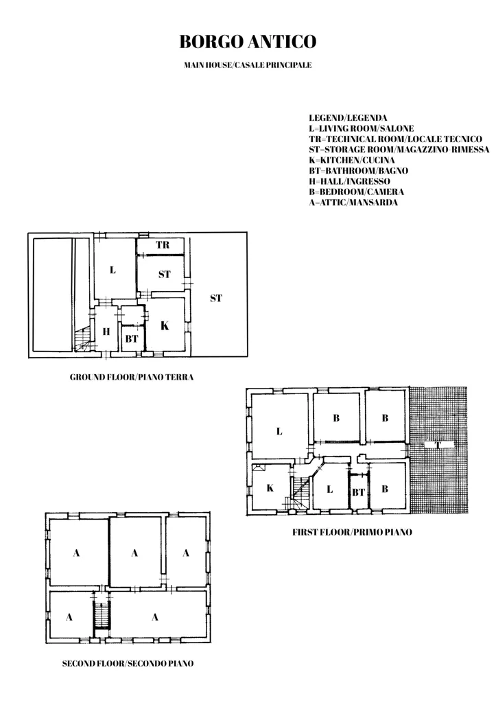 Planimetria - Historic Hamlet with Pool in Anghiari