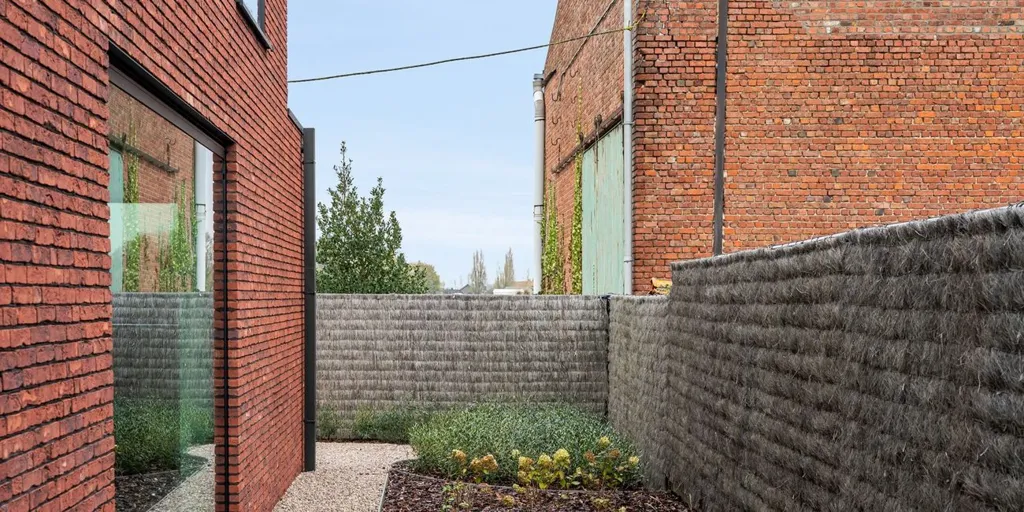 Jardin - Maison Neuve avec Terrasse et Jardin à Langemark