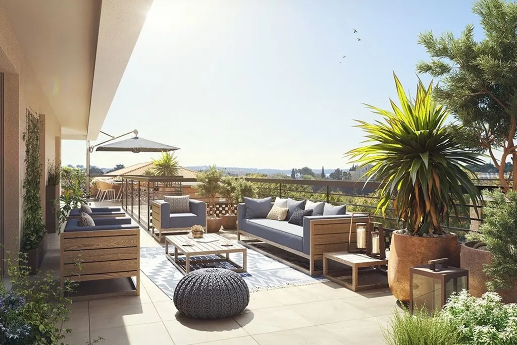 Terrass - New 2-Bedroom Flat with Balcony in Vern-sur-Seiche