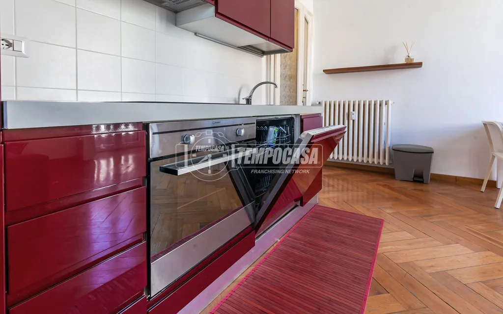 Köök - Luxury Duplex with Balconies in Milan