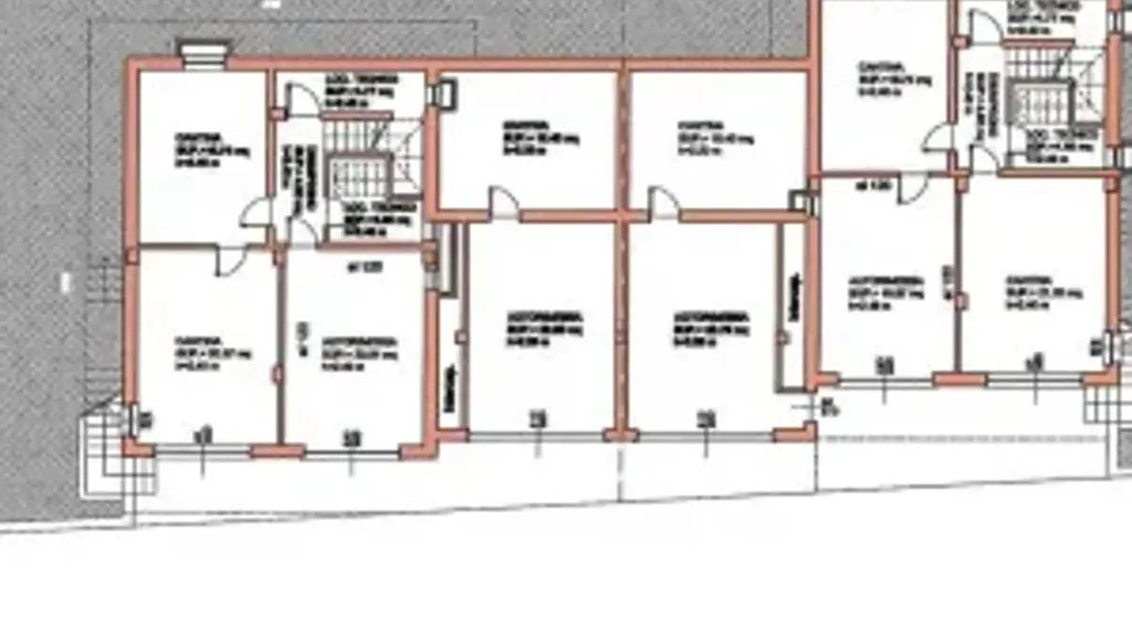 Plan - Villa with Private Garden in Mondovì