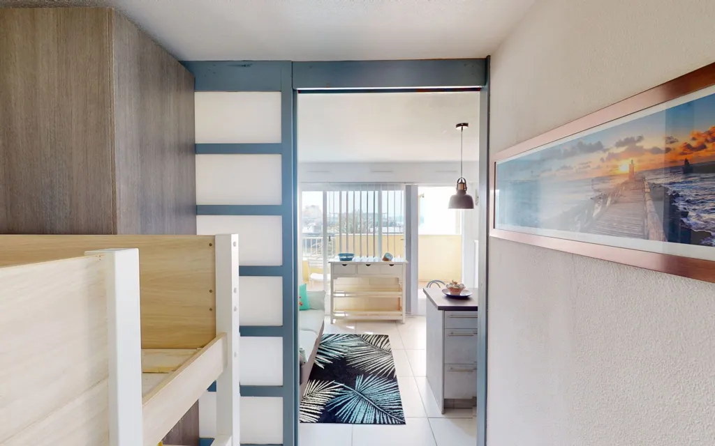 Chambres - Studio avec Vue Panoramique sur l'Océan à Capbreton