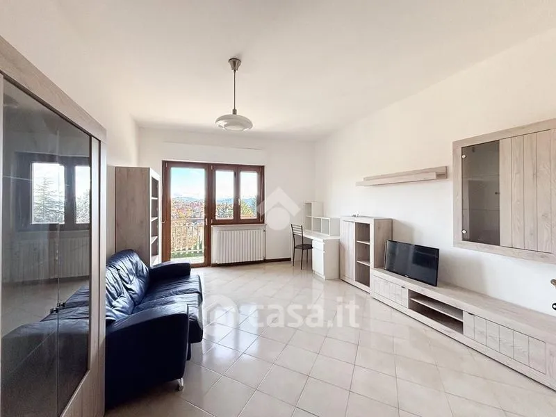 Living Room - Apartment with Balcony in Strinella Alta, L'Aquila