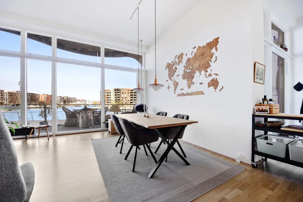 Söögituba - Exclusive Harbour View Penthouse in Sluseholm