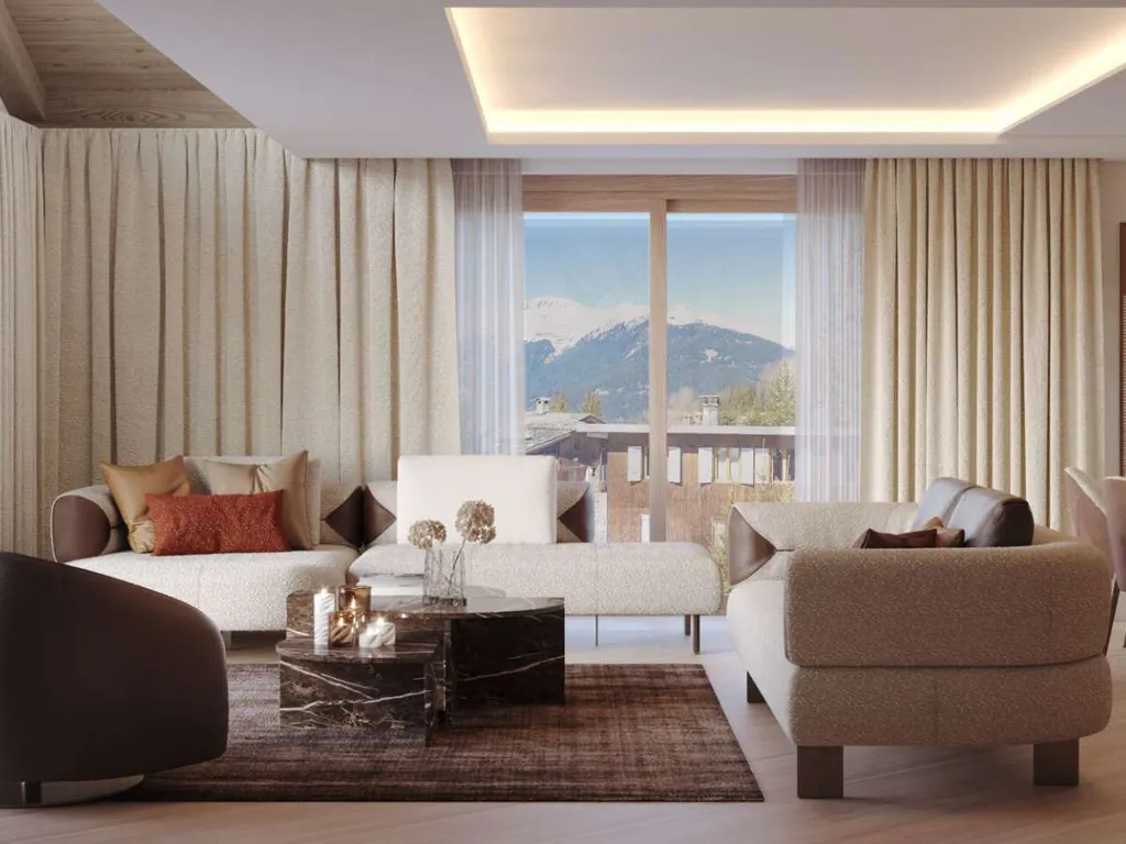 Luxury Chalet with Panoramic Views in Courchevel