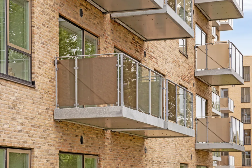 Balcon - Luxury Apartment with Panoramic Views in Horsens