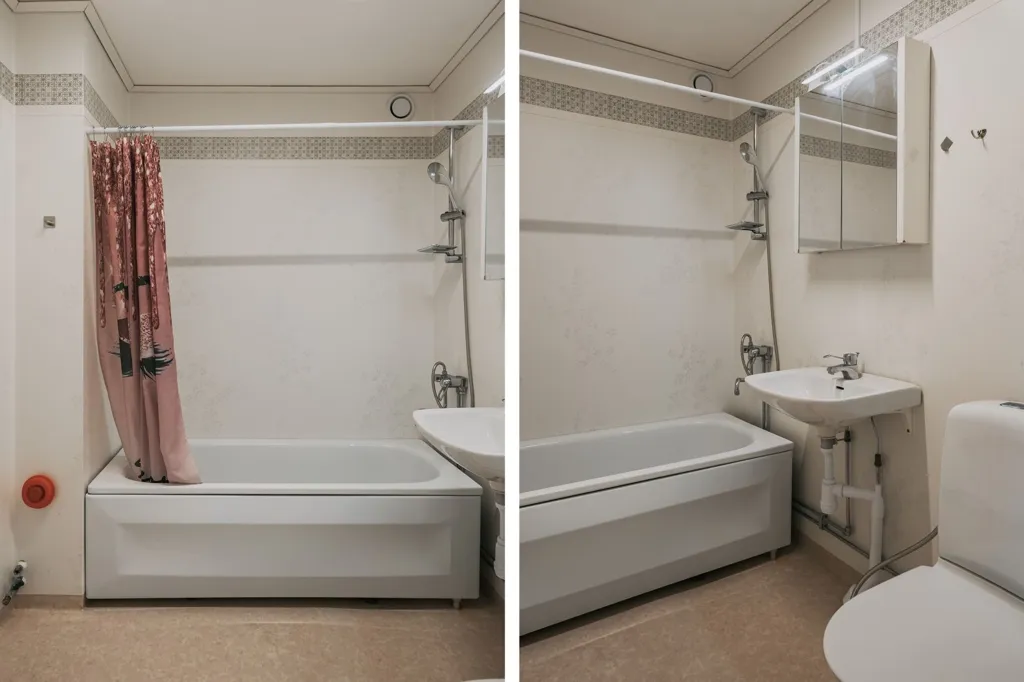 Salles de bain - Apartment with Balcony in Mariestad