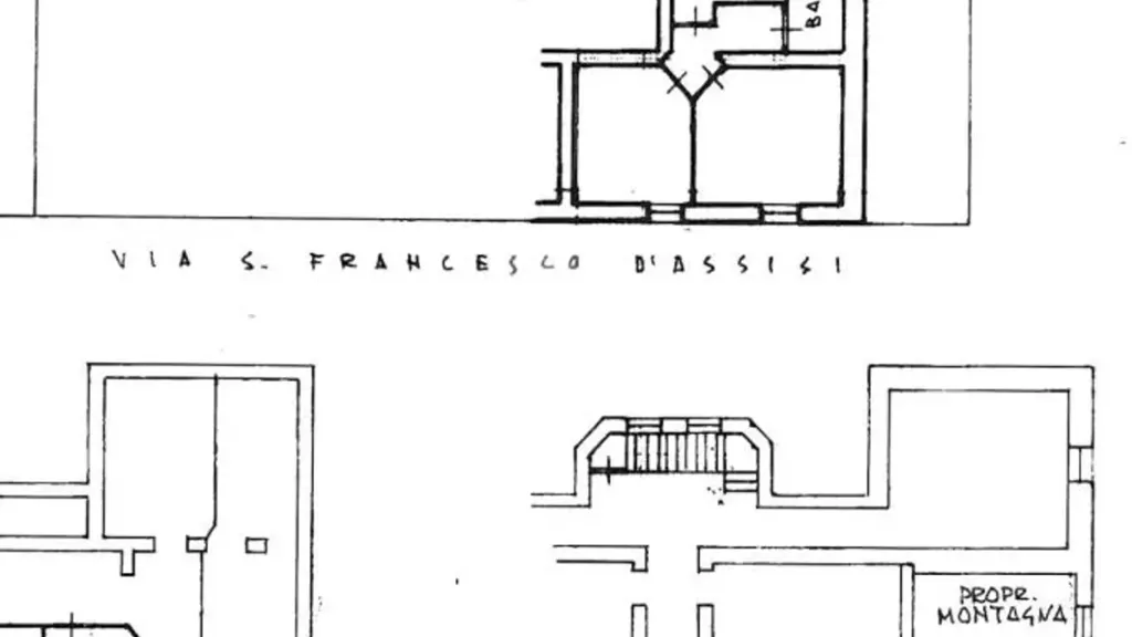 Planimetria - Appartamento con balcone in centro a Voghera