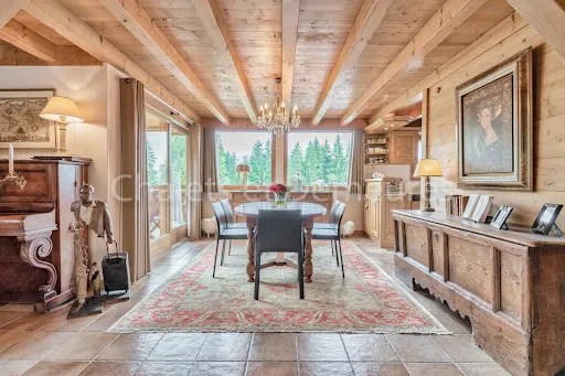 Söögituba - Luxury Chalet with Panoramic Views in Combloux