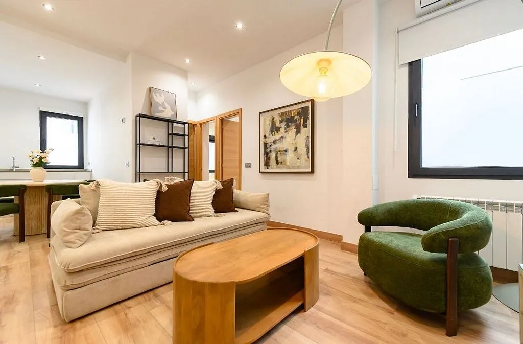 Soggiorno - Apartment with A/C in Goya, Madrid