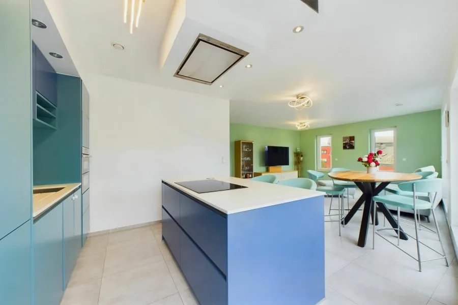 Kitchen - Modern Apartment with Terrace in Rodange