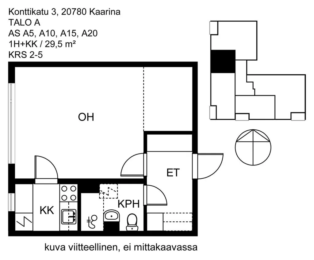 Plan - Apartment with Balcony in Kaarina
