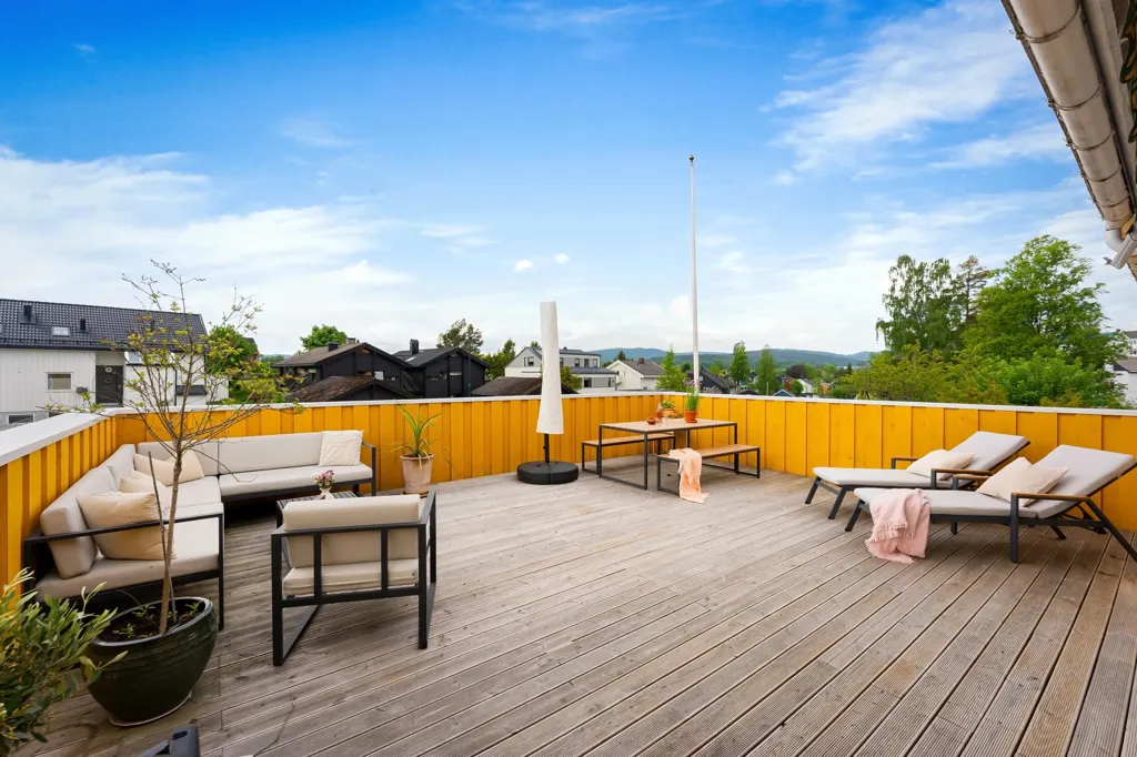 Terrasse - Duplex with South-West Terrace in Oslo