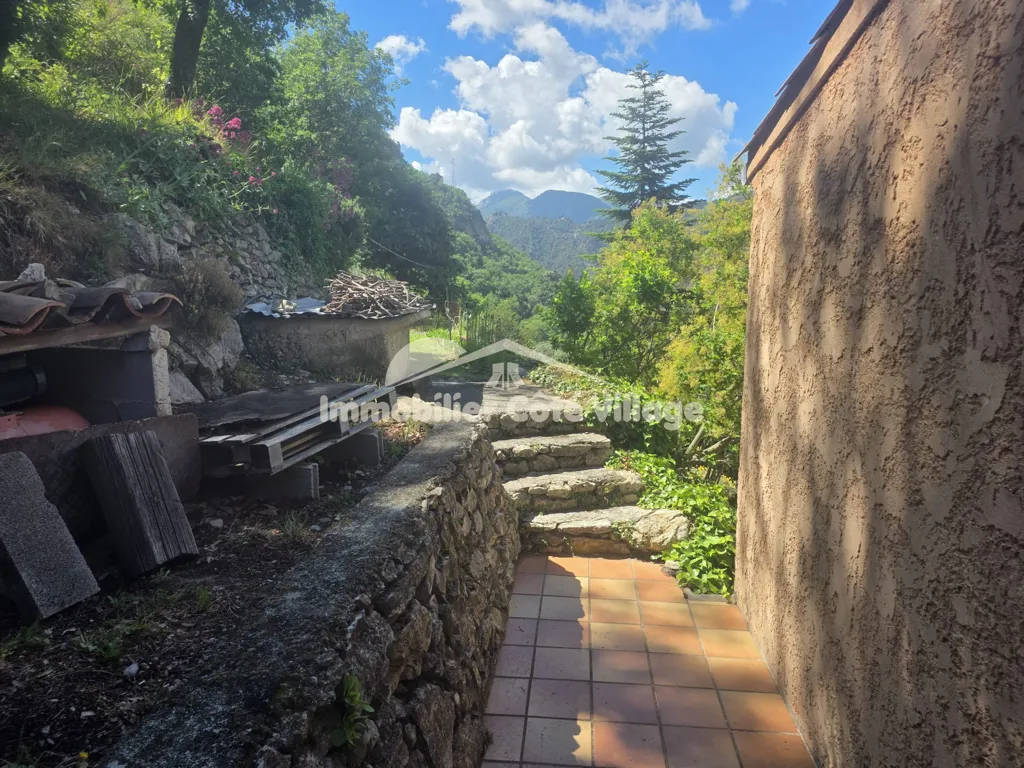 Terrasse - Villa avec Vue Montagne à Breil-sur-Roya