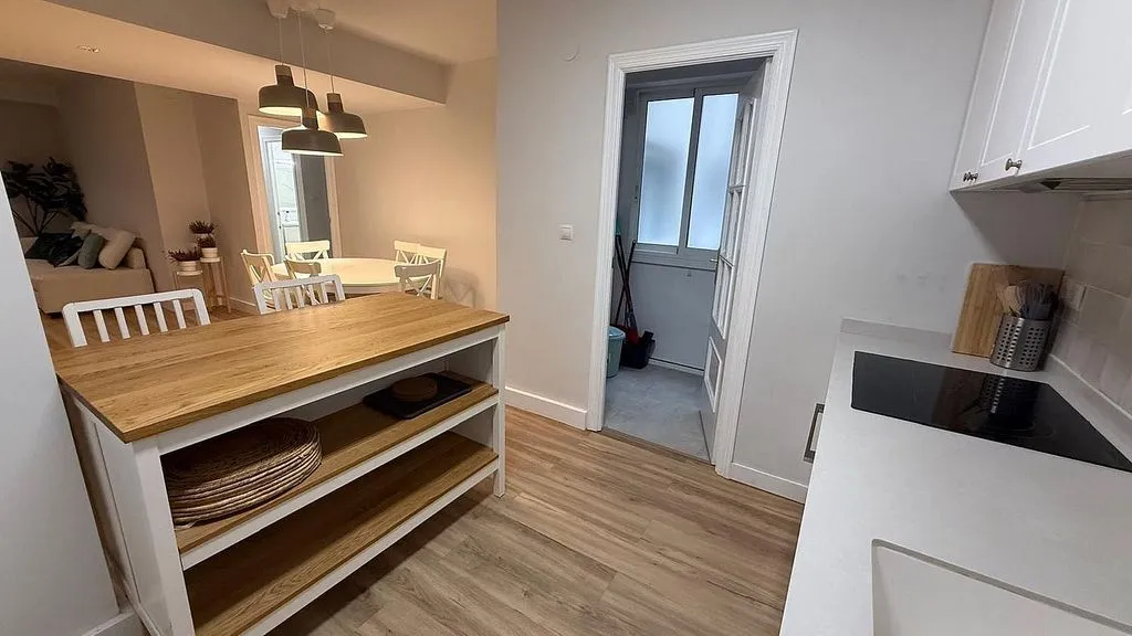 Köök - Amueblé Flat with Balcony in Valencia