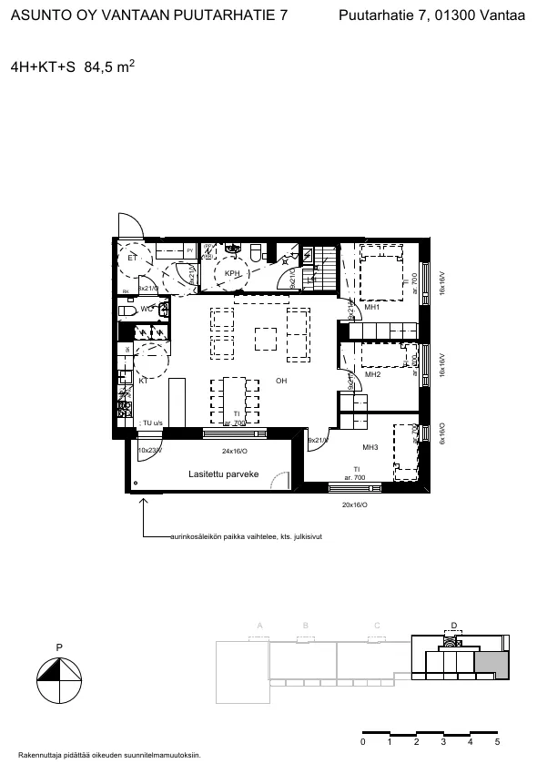 Plaan - Modern Apartment with Private Sauna in Koivuhaka, Vantaa