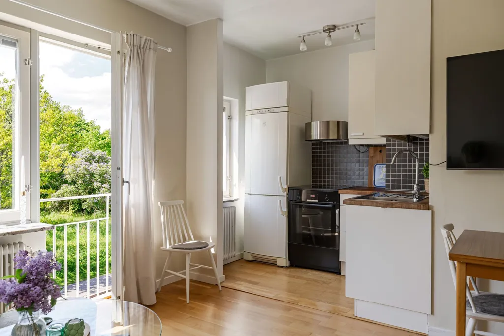 Köök - Efficient Flat Near University in Linköping